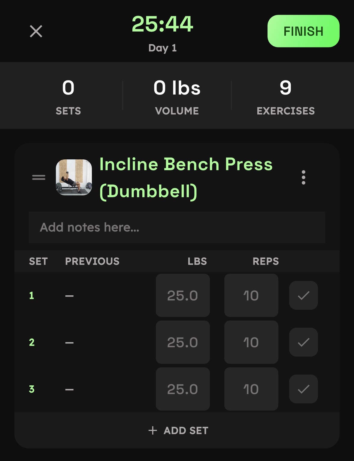 Workout Logger