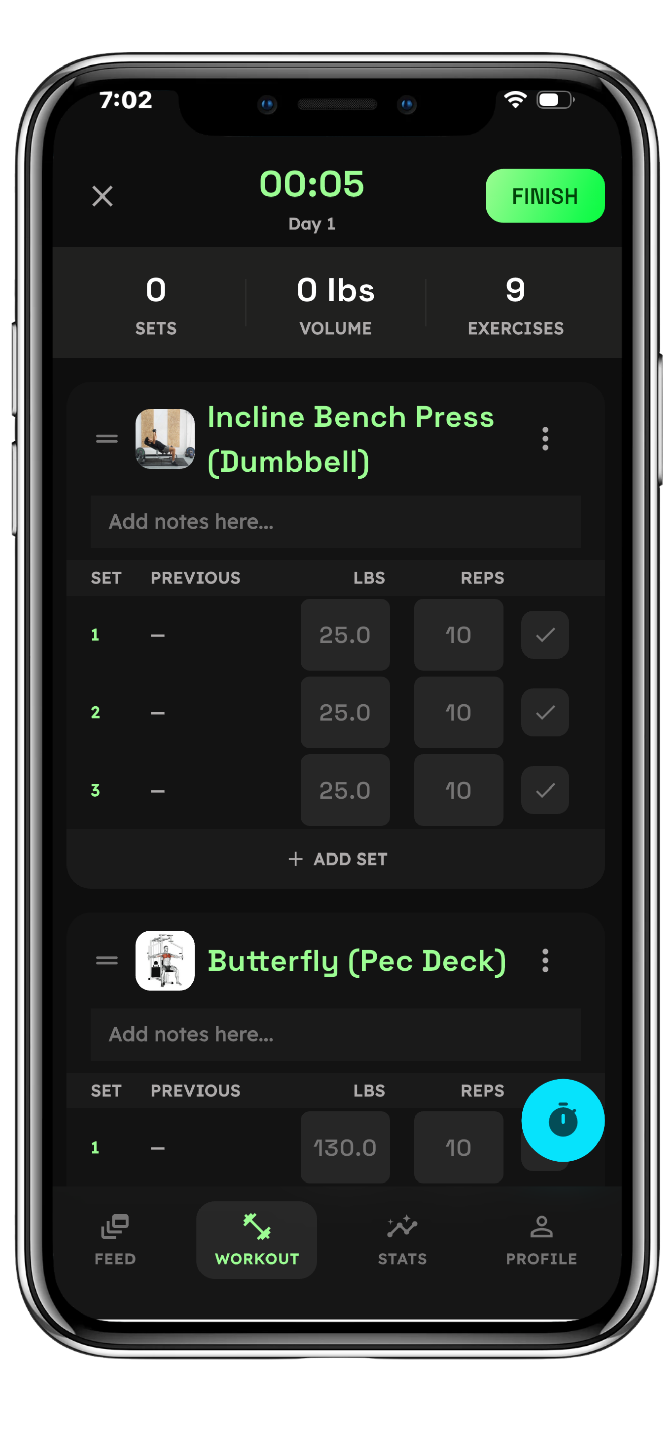 Potenza App Screen 2